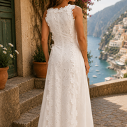 Della | Elegante Vestido Maxi Bordado