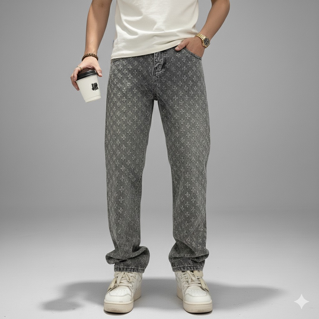 Dario | Pantalón Casual de Estampado Sutil