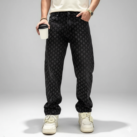 Dario | Pantalón Casual de Estampado Sutil