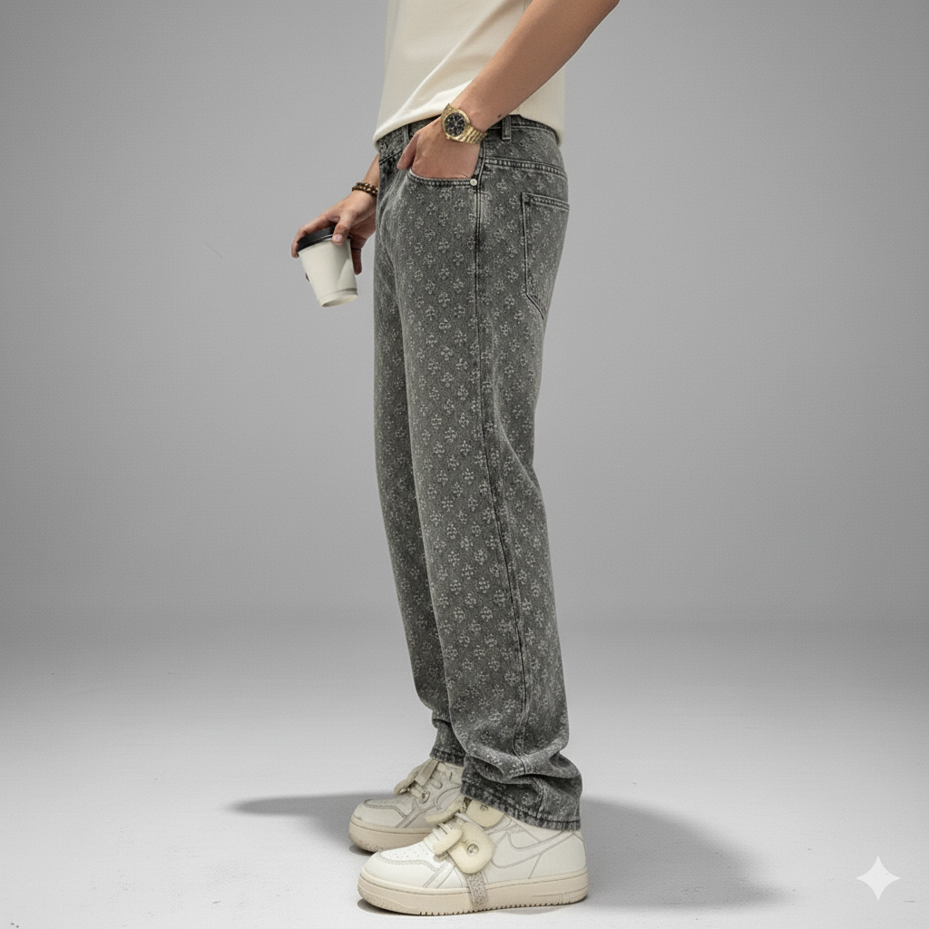 Dario | Pantalón Casual de Estampado Sutil