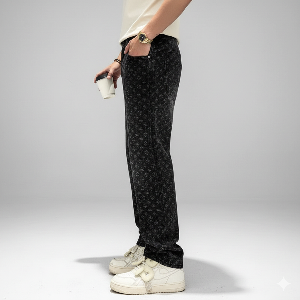 Dario | Pantalón Casual de Estampado Sutil