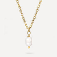 Collar Minimalista con Colgante de Perla