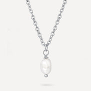 Collar Minimalista con Colgante de Perla