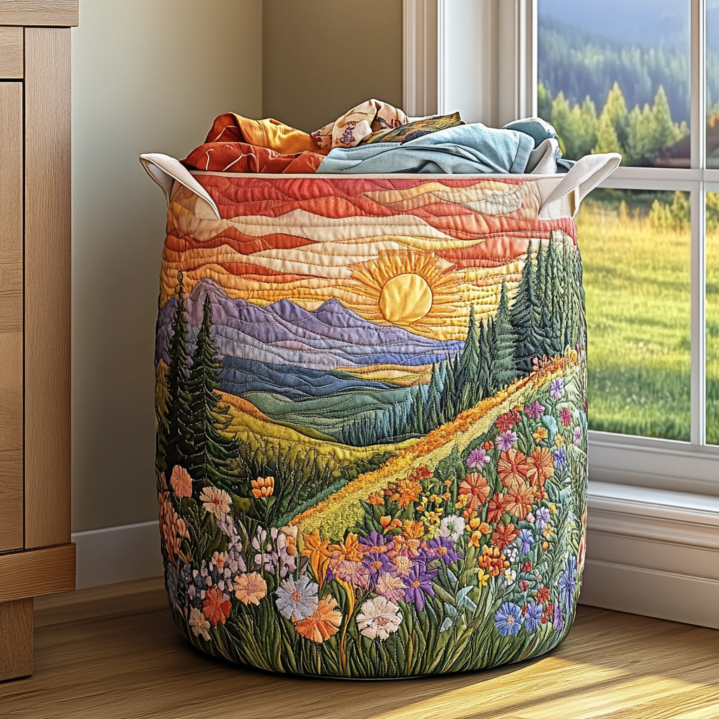 Vallée des Fleurs | Cesta de Almacenamiento Acolchada
