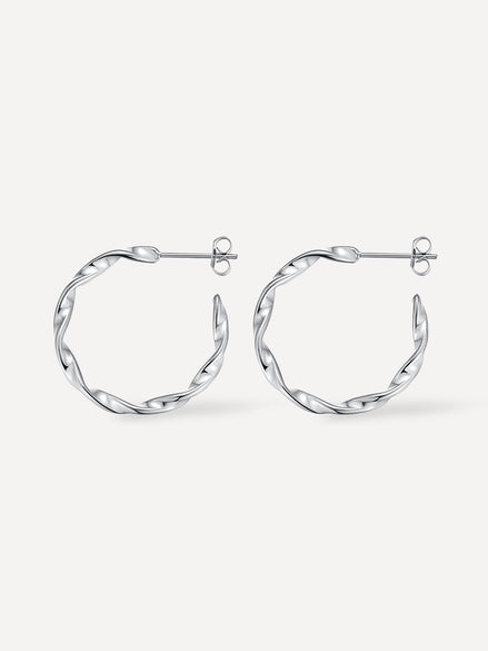 Pendientes de Aros Torcidos