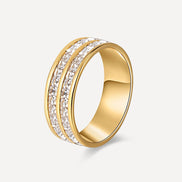 Anillo Doble Brillo