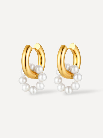 Aros con Perlas