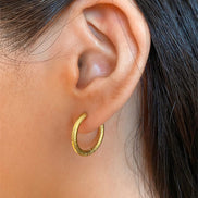 Aretes de Piel de Serpiente