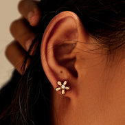 Pendientes de Flor Elegante