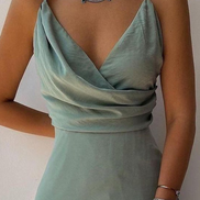 Ana| Vestido de Seda Satinada