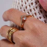 Anillo Brillante Gran Valor