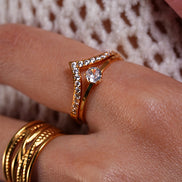 Anillo Brillante Gran Valor