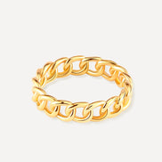 Anillo entrelazado elegante