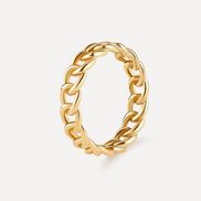Anillo entrelazado elegante