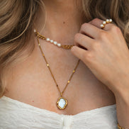 Anillo de Perla Elegante