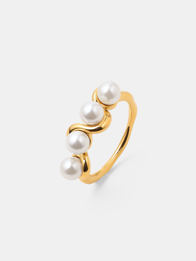 Anillo de Perla Elegante