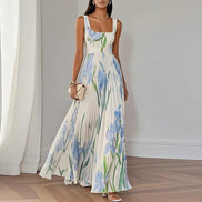 Oriah | Vestido Maxi Línea A Floral