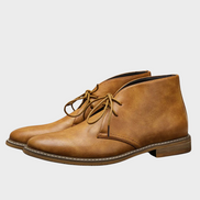 Botas Chukka hombre cuero elegante con cordones – botines casual formales cómodos