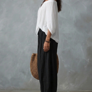 Luna | Conjunto con Hombros Descubiertos y Pantalón Fluido