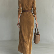 Greta | Vestido Maxi con Cinturón