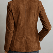 Chaqueta Vintage de Ante Marrón