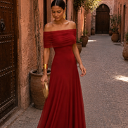 Vestido de Toledo en terracota