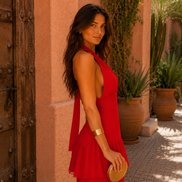 Vestido Manila en rojo