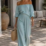 Arabella | Conjunto exclusivo con efecto lino para un verano con estilo