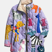 Chaqueta Acolchada Perritos
