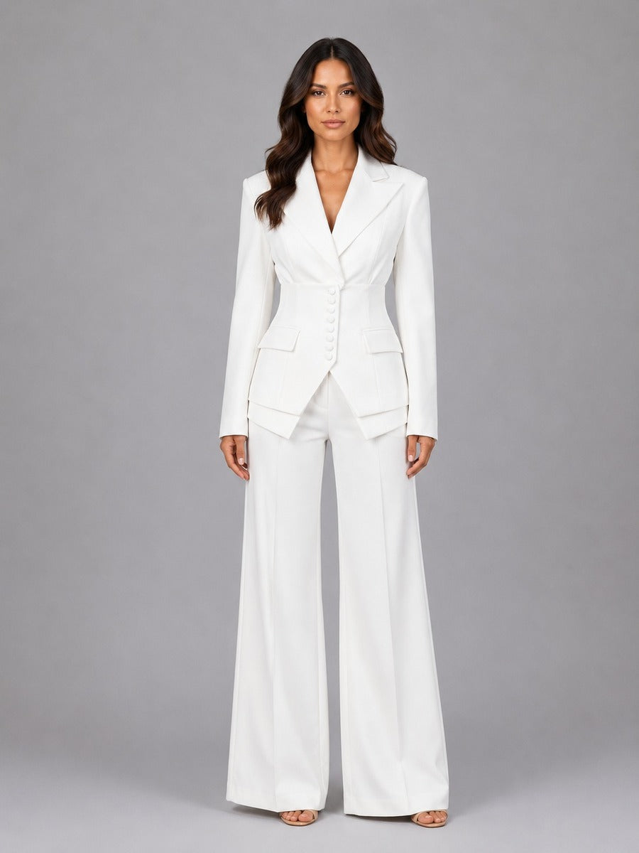 Anselma | Conjunto de dos piezas con blazer y pantalones