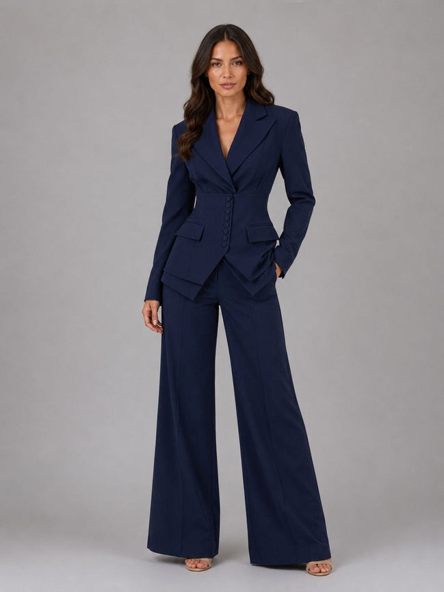 Anselma | Conjunto de dos piezas con blazer y pantalones
