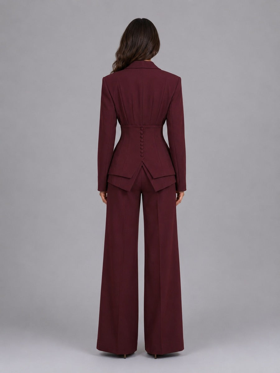 Anselma | Conjunto de dos piezas con blazer y pantalones