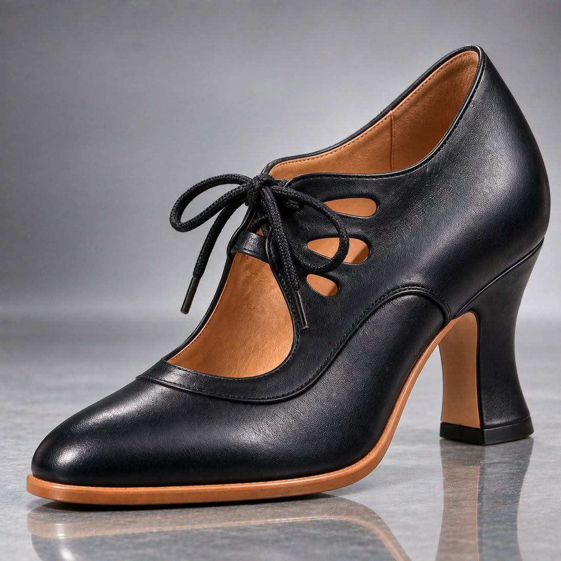 Audrey | Tacones con cordones