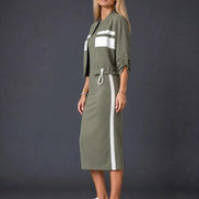 Conjunto de vestido y chaqueta deportiva