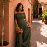 Vestido de Toledo en verde