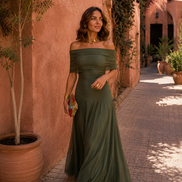Vestido de Toledo en verde