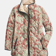 Chaqueta Acolchada Damasco Terracota