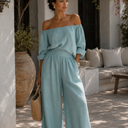 Arabella | Conjunto exclusivo con efecto lino para un verano con estilo