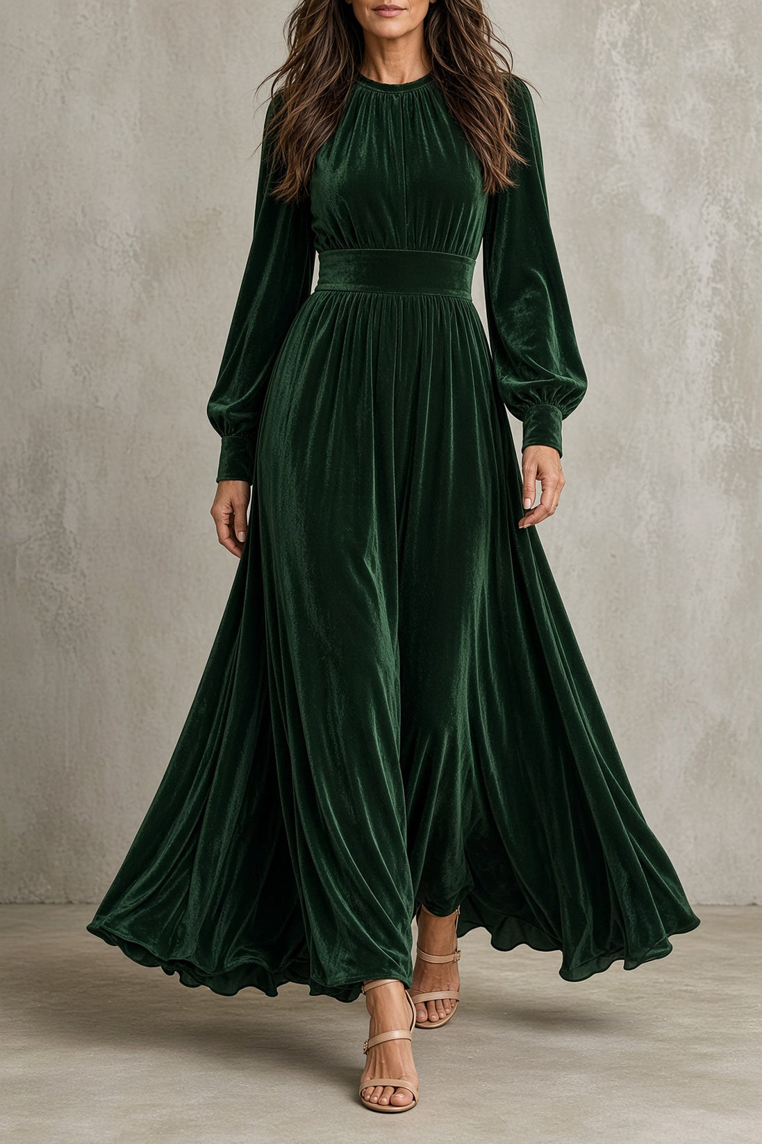 Elena | Vestido de Terciopelo