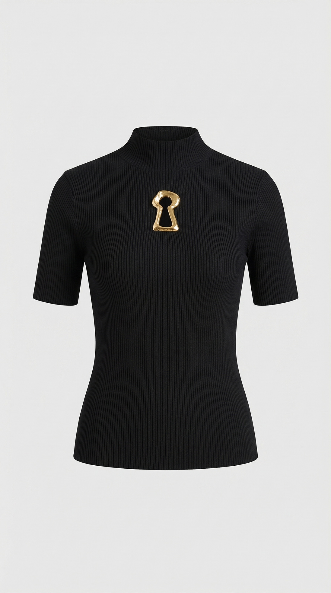 TOP DE PUNTO CANALE CON DETALLE METALICO NEGRO
