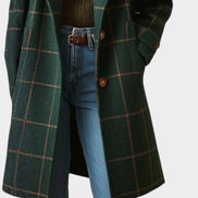 Adriana™ | Abrigo Clásico de Invierno con Estampado de Cuadros
