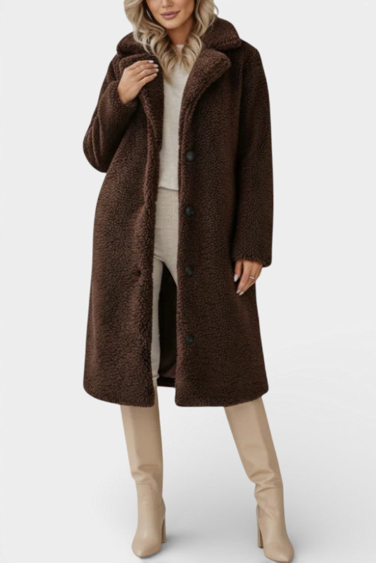 Abrigo Teddy Oversize