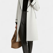 Abrigo Oversize con Cuello Ancho