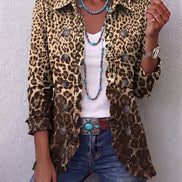 Chaqueta Leopardo con Volantes