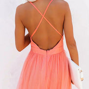 Ginevra | Vestido Maxi Luz Coral