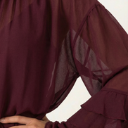 Top Alma de cuello alto simulado - Transparente