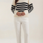 Suéter Oversized a Rayas Angela