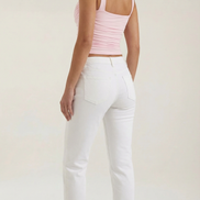 Blusa sin mangas Blair con fruncido y escote cuadrado