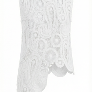 Blusa Asimétrica Delia con Detalles de Encaje