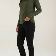 Blusa Jamie con cuello mock y lazo